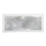 Riflettore bianco 82x36 mm autoadesivo – Confezione da 5 pezzi