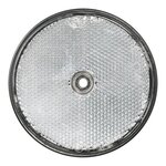 Riflettore bianco 80 mm con fissaggio a vite x10 pezzi