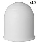 Cappuccio gancio traino bianco x10 pezzi
