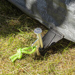 Picchetto da roccia 20 cm acciaio zincato con gancio a P Heavy Duty x10 pezzi