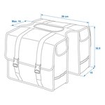 Borsa doppia per bicicletta 40L impermeabile