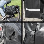 Borsa doppia per bicicletta 40L impermeabile
