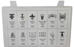 Assortimento clip rivestimento Audi – 160 pezzi
