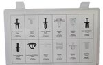 Assortimento clip rivestimento Mercedes-Benz – 270 pezzi