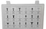 Assortimento clip rivestimento Ford – 415 pezzi