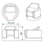 Copertura per presa x10 pezzi