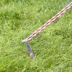 Picchetto tenda 18,5 cm in alluminio zigrinato x10 pezzi