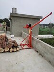Gru edile 500kg 25m elettrica 230V Rotazione a 360°