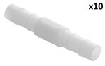Raccordo diritto per tubo 8 mm x10 pezzi