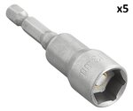 Adattatore 13 mm con magnete per trapano avvitatore x5 pezzi