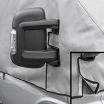 Copertura per finestrino grigia per Fiat Ducato X250 dal 06-2006 al 2014