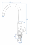 Rubinetto miscelatore ceramico Trend S R75 12V diametro 33 mm cromo x5 stuks
