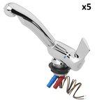 Miscelatore Keramik Style 12V diametro 33 mm cromo x5 pezzi