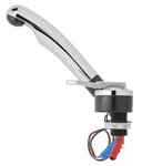 Miscelatore ceramico Deluxe diametro 27 mm cromo/nero x5 stuks