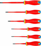 Serie di cacciaviti VDE punta extra sottile 6 pz