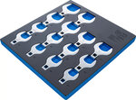 Set di chiavi a zampa di gallo 12,5 mm (1/2) 14 pz