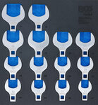Set di chiavi a zampa di gallo 12,5 mm (1/2) 14 pz