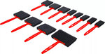 Set di spazzole in schiuma / spugna 12 pz