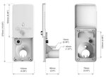 Ingresso acqua con presa da incasso 12V