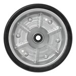 Pneumatico per ruotino con grande cerchio in metallo e gomma 220 x 65 mm, 500 kg