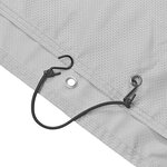 Copertura protettiva grigia per 2 biciclette (ripstop)