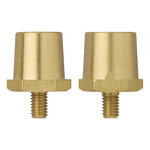 Set poli batteria avvitabili (+) e (-) in ottone M6