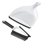 Paletta e scopetta mini con setole in silicone e tergivetro