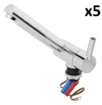 Miscelatore Trend A 12V beccuccio dritto Ø27 mm cromato x5 pezzi