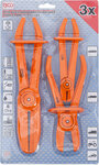 Serie di pinze stringitubo 155-255 mm 3 pz