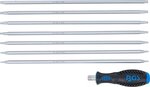 Serie di cacciaviti con lame intercambiabili profilo a T (per Torx) / profilo a TS (per Torx Plus) 8 pz