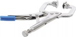 Pinza a morsetto per saldature extra corta 130 mm