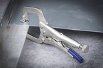 Pinza a morsetto per saldature extra corta 130 mm