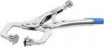 Pinza a morsetto per saldature extra corta 130 mm
