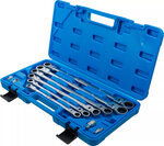 Set di chiavi a cricchetto doppio 8 - 19 mm 10 pz
