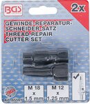 Kit di riparazione maschi per ripristino filetti sonde lambda M18 x 1,5 mm M12 x 1,25 mm 2 pz