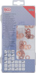 Assortimento anelli in rame 150 pz