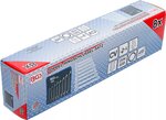 Serie di chiavi a doppio anello gomito 6 x 7 - 20 x 22 mm 8 pz