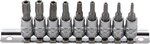 Tappi di chiusura 1/4, 9 pezzi, foro Torx T10 - T50