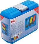 Set di bussole macch.riv.plastica (1/2) 17 / 19 / 21 mm 3 pz