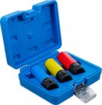 Set di bussole macch.riv.plastica (1/2) 17 / 19 / 21 mm 3 pz