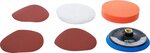 Set di dischi abrasivi e per lucidatura Ø 125 mm