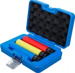 Set di bussole macch.riv.plastica extra profondo (1/2) SW 17 / 19 / 21 mm 3 pz
