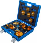 Set di adattatori per apparecchio per spurgo freni 17 pz