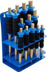 Set cacciaspine / bulini / scalpello piatto con protezione per le mani 13 pz