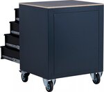 Carrello portautensili 4 cassetti vuoto per sistema a parete