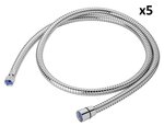 Tubo doccia Carletta per collegamento esterno 2 m x5 pezzi