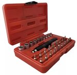 Cacciavite a percussione con inserti e bussole – 29 pezzi