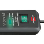 Multipresa Secure-Tec 6 posti nera
