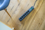 Multipresa Secure-Tec 6 posti nera