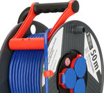 Avvolgicavo 50 m IP44 AT-N05V3V3-F 3G1,5 blu
